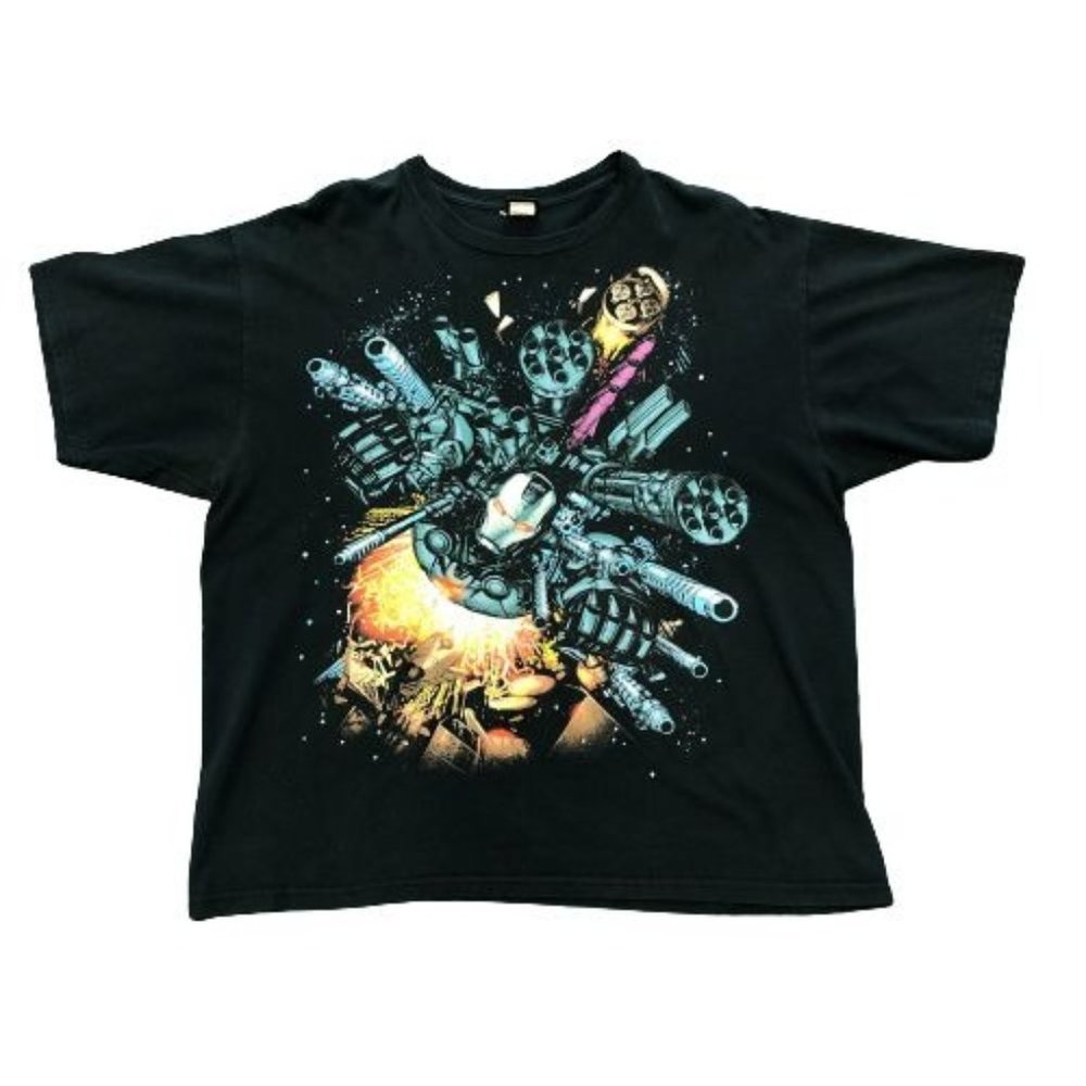 Vintage Pre-Owned Marvel War Machine Navy T-Shirt - Size XL